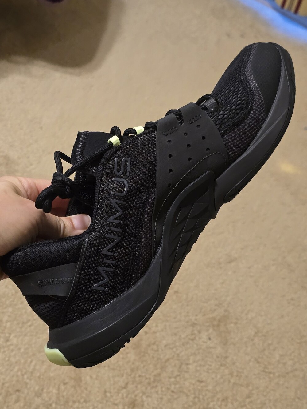 New Balance Men’s Minimus TR V2 Black Athletic Shoes - Picture 8 of 9